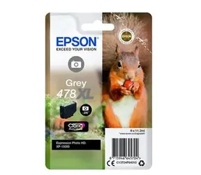 EPSON originální cartridge 478XL Claria Photo HD šedá