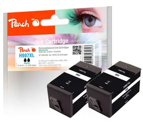 Peach remanufactured alternativní cartridge HP 907XL (T6M19AE) TwinPack černá