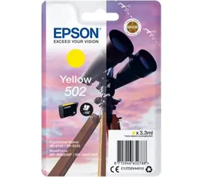 EPSON 502 originální cartridge žlutá