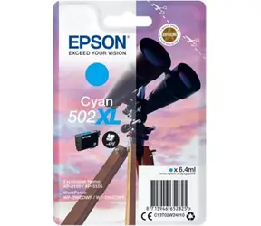 EPSON 502XL originální cartridge modrá