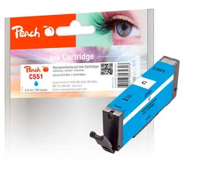 Peach CLI-551C alternativní cartridge modrá