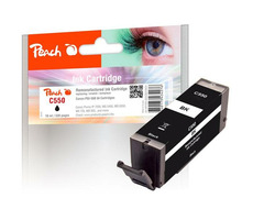 Peach PGI-550 PGBK kompatibilní cartridge černá