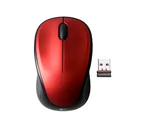 Logitech Wireless Mouse M235 červená