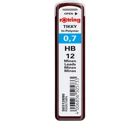 Rotring Tuhy 0.7mm - HB 12 ks