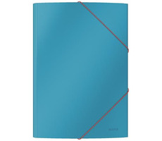 Leitz Cosy A4 Desky hebké se 3 chlopněmi a gumičkou kartonové klidná modrá