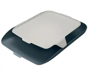 Leitz Cosy Odkladač na dokumenty s organizérem sametová šedá