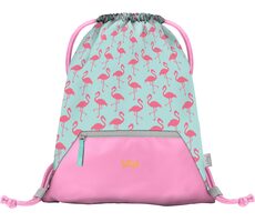 BAAGL Školní sáček Plameňák