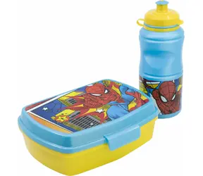 STOR Dětská jídelní sada 2v1 Spiderman