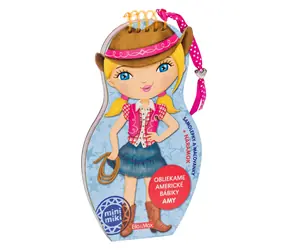 Obliekame americké bábiky AMY – Maľovanky