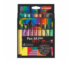 STABILO® Pen 68 MAX - ARTY - 18 ks sada - 18 různých barev