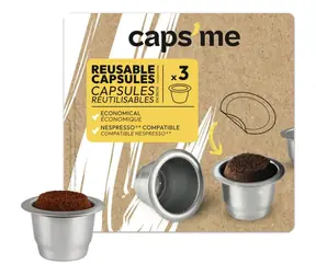 CAPSME Nespresso znovu plnitelné kapsle