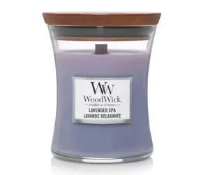 WoodWick Lavender Spa 275g - váza střední