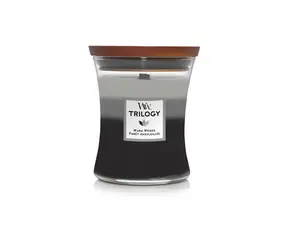 WoodWick Trilogy Warm Woods 275g - váza střední