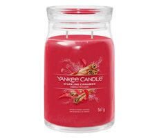 Yankee Candle Signature Sparkling Cinnamon velká sklenice 567g