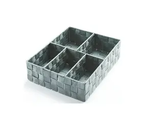 Compactor TEX Organizér na prádlo a doplňky - 5 dílný šedá