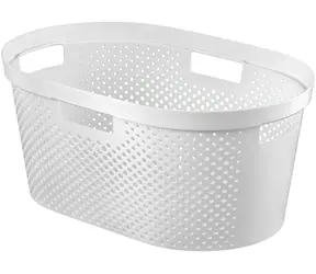 Curver Infinity Dots Koš na prádlo 40 l bílá