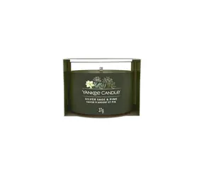 Yankee Candle Silver Sage & Pine votivní svíčka plněná ve skle 37g