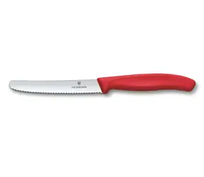 VICTORINOX Swiss Classic Nůž na rajčata 11 cm červená