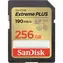 SanDisk Extreme PLUS SDXC 256GB / Paměťová karta / Class 10 / UHS-I U3 / čtení: 190 MB/s / zápis: 130 MB/s