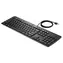 HP USB Slim Business Keyboard černá / Drátová klávesnice / USB / PT