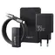 Havit Charging Kit černá / Nabíjecí sada / 5000 mAh / 2x USB-A / 1x USB 3.0 / 2x USB-C