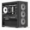 Aerocool D301A-G-BK-V2 černá, dřevo / PC skříň / Mini Tower / Micro ATX / 2x USB 3.0 / USB-C / bez zdroje