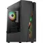 Aerocool Wave V3 černá / PC skříň / Midi Tower / ATX / mATX / Mini-ITX / 4x 120 mm RGB / průhledná bočnice / bez zdroje