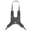 Rhinowalk RW-MT001A / Držák brašen na motorku / 4 fixační body / voděodolný / 40×38 cm