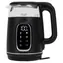 Adler AD 1305 černo-stříbrná / Rychlovarná konvice / 2200 W / 1.7 L / sklo / regulace teploty
