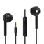 2GO Comfort černá / Sluchátka s mikrofonem / drátová / in-ear / 3,5 mm jack