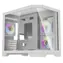 darkFlash FT418 bílá / PC skříň / mATX / ITX / 6x ARGB 120mm / průhledná bočnice / bez zdroje