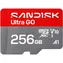 SanDisk Ultra GO microSDXC 256GB / Paměťová karta / UHS-I / U1 / A1 / čtení: až 190 MB/s / vhodné pro Full HD