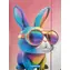 Mitama Animal králík / Desky s gumičkou / A4 / 3 chlopně / hřbet 5 mm