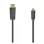 Hama HDMI kabel High Speed 1,5 m / Kabel / typ A na Micro D / 4K / Ethernet