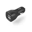 Hama autonabíječka černá / Nabíječka do vozidla / 2× USB-A / 12 W / 2,4 A