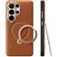 Torras Ostand Q3 VegSkin jantarově hnědá / Ochranný kryt / Samsung Galaxy S26 Ultra / stojánek 360°