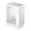 Deepcool CH170 PLUS bílá / Midi Tower / Tvrzené sklo / µATX / bez zdroje / USB-C 3.2 Gen2