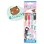 Mitama Spinny Pen Animal / Roller / vymazatelný / hrot 0,7 mm / sada 4 ks