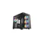 Deepcool CG530U 4F černá / Počítačová skříň / Midi-tower / ATX / Zakřivené temperované sklo / 4× ARGB