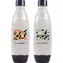 SodaStream Fuse Bubble Mosaic modrá 2x 1 l / Láhev pro SodaStream