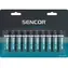 Sencor Alkalická baterie AA 10 ks / Baterie / alkalická / jednorázová