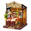 ROBOTIME Miniatura Tipsy Cat Bar / 3D dřevěná skládačka / 136 dílků / od 14 let