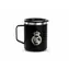 Runbott Real Madrid Black / Termohrnek / 400 ml / nerezová ocel