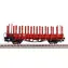 Piko 54459 Nízkostěnný vagon s klanicemi Tf (ex Ulm) DSB III / Měřítko:H0 (1:87) / od 14 let