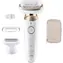 Braun Silk-épil 9 Flex 9-030 bílá-zlatá / Epilátor / 40 pinzet / 2 rychlosti / 50 min provoz / Wet&Dry