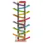 2Kids Toys Velká závodní dráha 12 ramp / Závodní dráha / 36 dílků / dřevo / od 18 měsíců