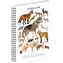 NOTIQUE Animalium – Psovité šelmy / Spirálový blok / A4 / linkovaný