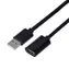 Unitek Y-C418GBK černá / Prodlužovací kabel USB / USB-A (M) – USB-A (F) / USB 2.0 / 5 m