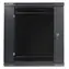 Lanberg WF01-6412-10B černá / Nástěnný rozvaděč / 19" / 12U / 600×450 mm