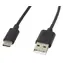 Lanberg CA-USBO-10CC-0018-BK černá / Kabel USB-A na USB-C / USB 2.0 / 1.8 m